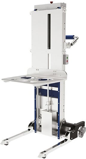 Semi-elektrischer Stapler mit automatischer Nivellierung - Tragfähigkeit 260 kg - EFT260