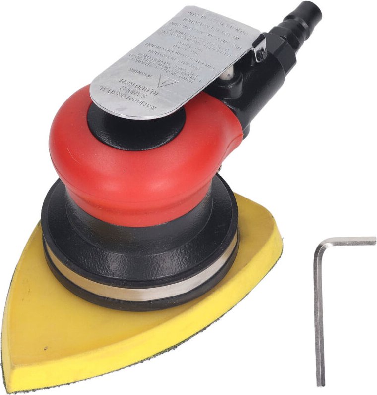 Pneumatischer Dreieckschleifer, Innenfilter, geringer Verbrauch, 10.000 U/min, 6,35 mm (1/4 Zoll) pneumatischer Dreiecks...