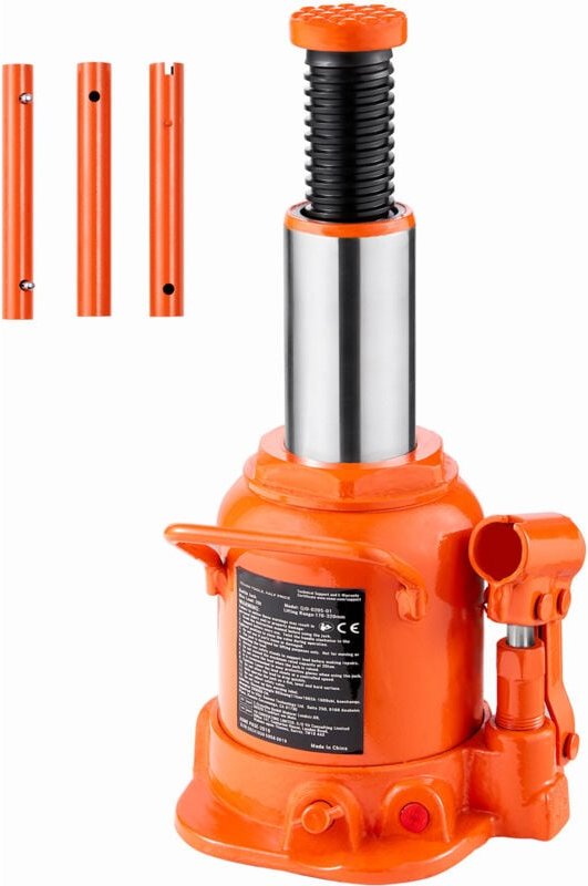 Mophorn - Hydraulischer Wagenheber, 20 Tonnen/44.092 lbs geschweißter Wagenheber mit 6,69'-12,6' Hubbereich und 3-teilig...