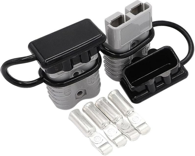 Woosien - 2 Stück 175a 1/0 Awg Batterie-Anschlusskabel Schnelltrenn-Set für Anderson-Anschluss für ATV-Winde