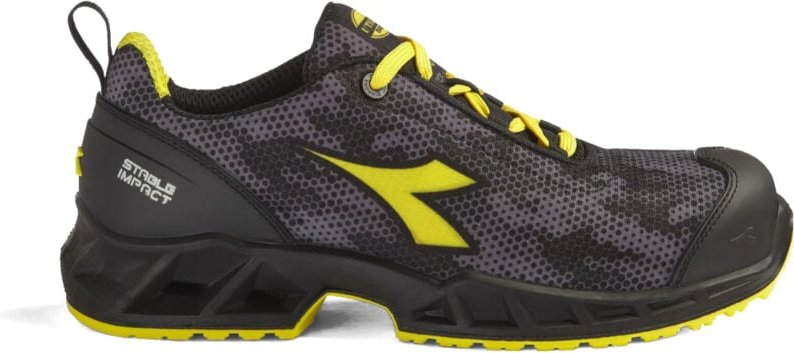 Chaussures de sécurité basses noires DIADORA UTILITY SHARK STABLE IMPACT LOW S3 SRC ESD - 177671C2541 40