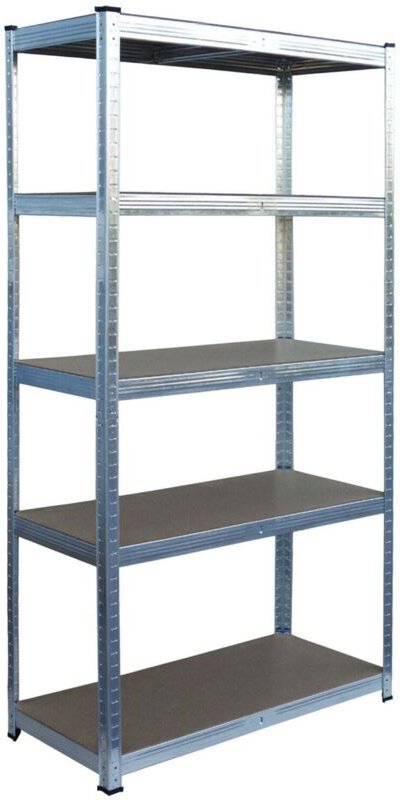 Schwerlast-Stahlregal, 5 Ebenen, Tragkraft 875 kg