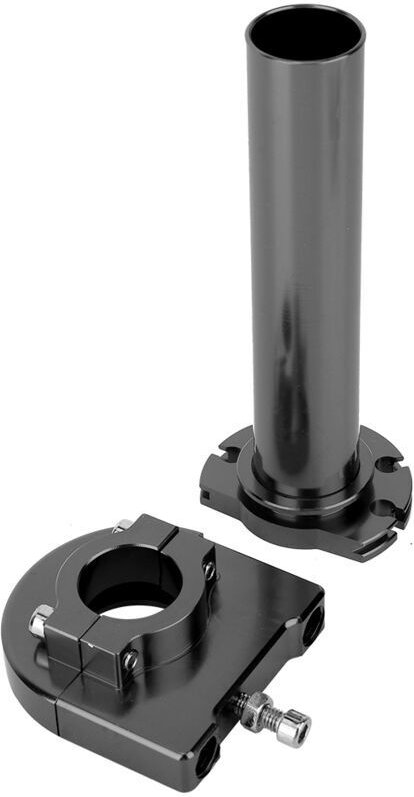 Modifizierter Quick Twister Gasgriff für Motorräder, 22 mm Aluminium, schwarz