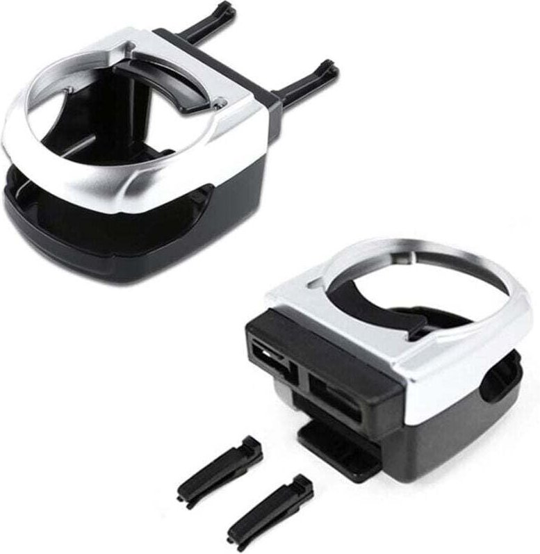 Set mit 2 Auto-Getränkehaltern, universelle und verstellbare Getränkehalter, multifunktionale Getränkehalter, kompatibel...