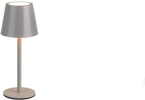 Tischleuchte dimmbar Akku Nachttischlampe Touch LED Außenbereich Metall H 21cm