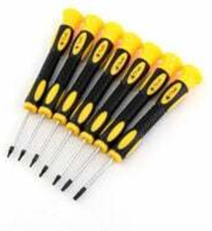 Destornilladores magnéticos de precisión profesionales Torx/Estrella/Tx, juego de 7 piezas, T3 T4 T5 T6 T7 T8 T10