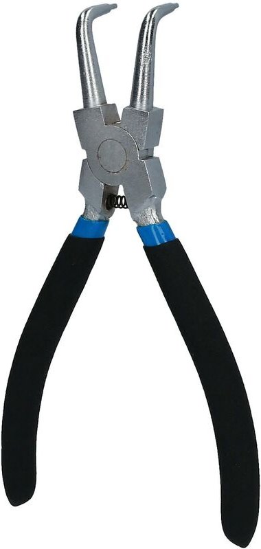 Brilliant Tools - Seegeringzange für Innensicherungsringe, abgewinkelt, 175 mm