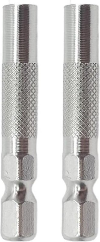 2-teiliges Set: 6,35 mm (1/4 Zoll) Sechskant-Bitadapter für Schraubendrehersysteme, Mikro-Bitadapter, magnetischer Bitha...