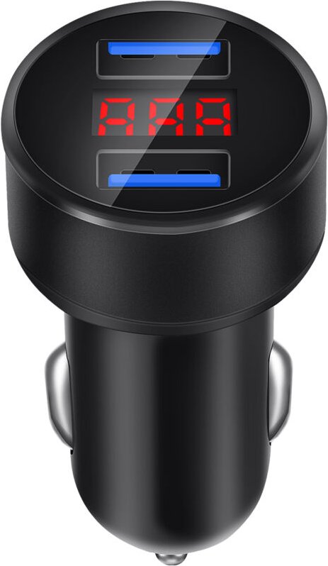 Tlily - Duales USB-AutoladegeräT, Ausgang 4.8A Autoadapter, Spannungsmesser für ZigarettenanzüNder Kompatibel , Andere U...