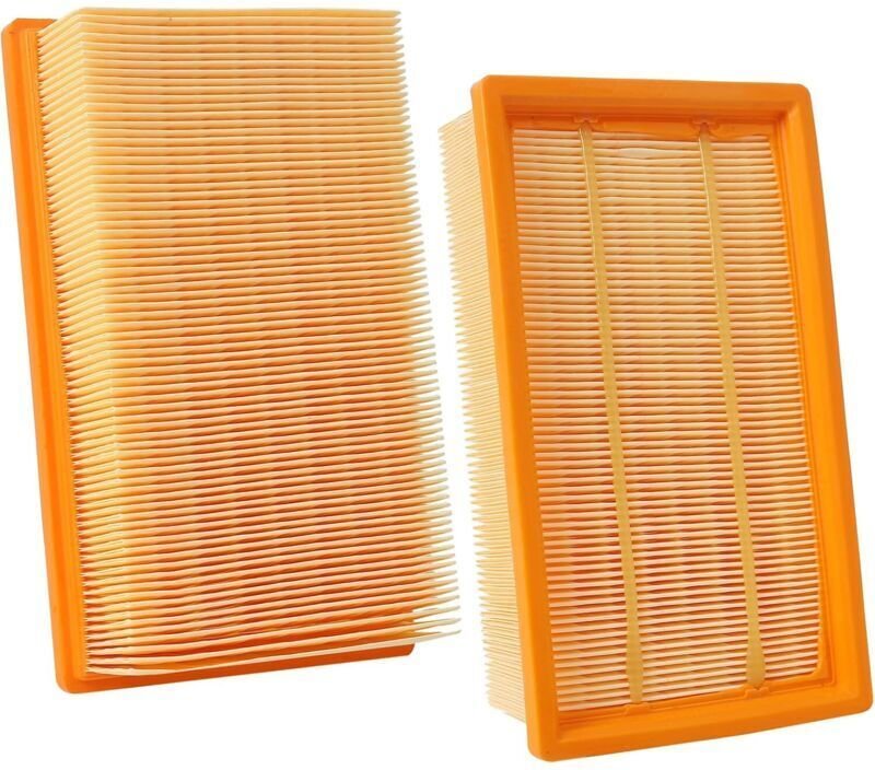 2er-Pack Filter für Bosch Gas 35 L, M SFC, AFC Professional Staubsauger, flach gefaltet, für NT 25/1 Ap