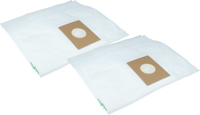 vhbw 20x Staubbeutel kompatibel mit Fakir / Nilco GS 1725, 1600, 1700 Staubsauger - 35cm x 23cm Weiß