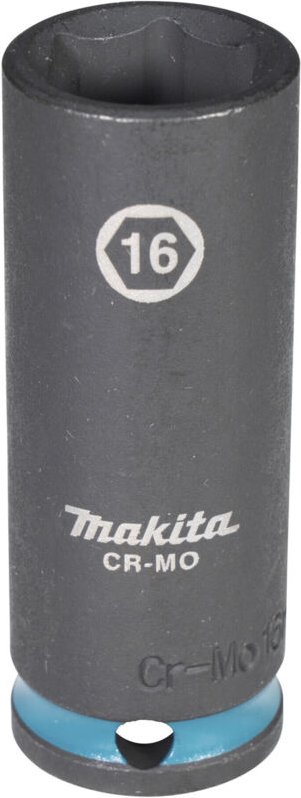 Makita E-16330 Steckschlüssel 3/8" SW16 Impact Black lang