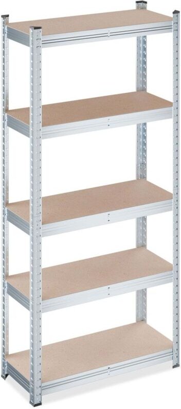 Schwerlast-Regalsystem mit 5 Ebenen, 150 x 70 x 30 cm
