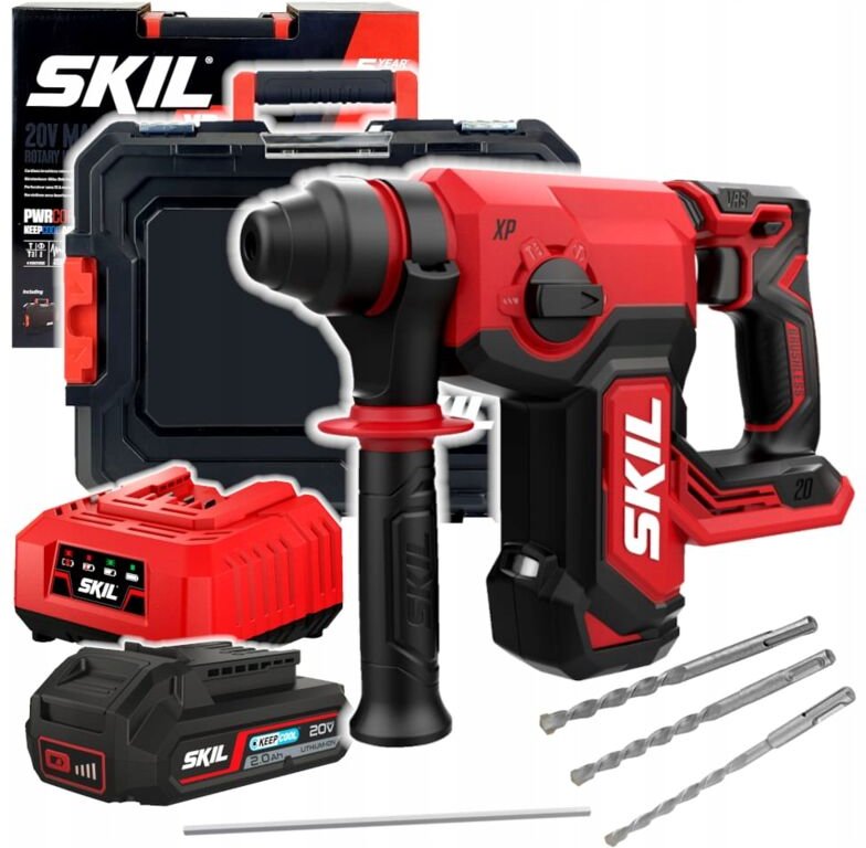 Skil 20V 3851 CA SDS-plus Akku-Bohrhammer 2.2J (Ohne Akku Karton)