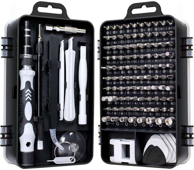 115-in-1 Mini-Schraubendreher-Set, Präzisionswerkzeug-Set, kleiner Koffer, Torx-Schraubendreher, Laptop-Demontage für Ma...