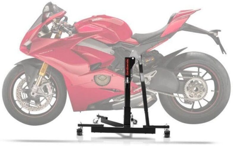 Zentrale Motorradhebebühne - ConStands Power-Evo - Kompatibel mit Ducati Panigale V4/S - Tragfähigkeit 300 kg - Leicht u...