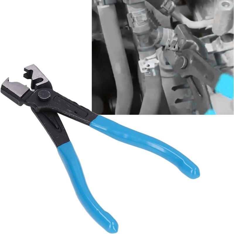 CCYKXA Rohrzange, Schlauchschellenzange Typ R, blaue Schlauchschellenzange, Schlauchschellenzange, Kfz-Reparatur-Handwer...