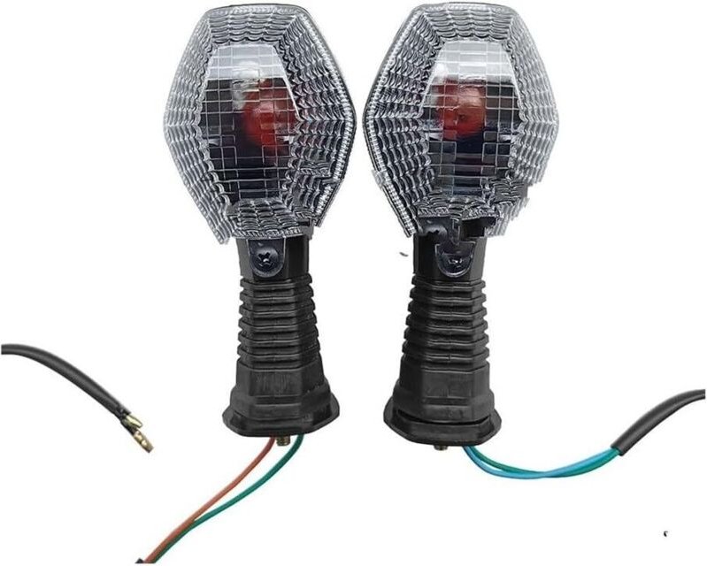 Lycxames - Passend für Suzuki dl 1000 V-Strom dl 650 V-Strom Motorrad Modifizierter Blinker Transparent Lang (ZD098)