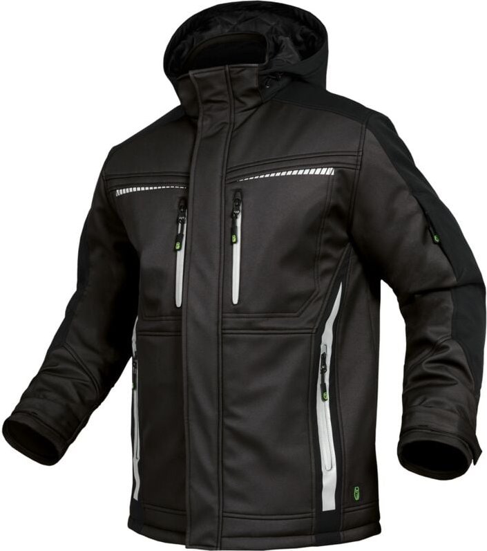 Triuso Leibwächter Winter-Softshelljacke Flex-Line Gr. XS anthrazit/schwarz