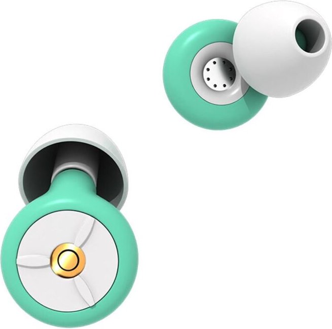 Paar Ohrstöpsel zum Schlafen, Silikon-Ohrstöpsel zum Schlafen, Geräuschunterdrückung, Anti-Schnarch-Ohrstöpsel, Flugzeug...