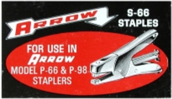 Heftklammern - S66 Bezeichnung Packung mit 12 Dosen à 1000 Heftklammern, Beindurchmesser 5 mm