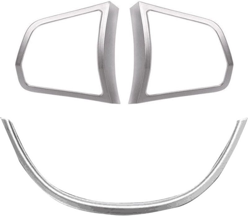 Tlily - Passend für F10 5 Series 525I 520I Auto, 2 Stück linke und rechte Lenkradtastenabdeckung + 1 Stück U-Typ ABS-Auf...