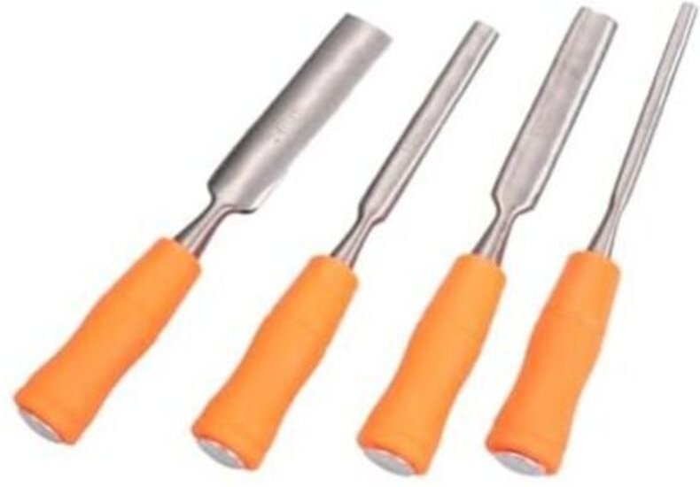 4-teiliges Schnitzwerkzeug-Set: Handmeißel, Profi-Schere, Holzbearbeitungswerkzeuge, Holzbearbeitungsmeißel