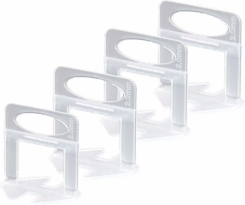 Fliesenausgleicher, 2 mm selbstnivellierende Fliesenkreuze, für die Verlegung von Boden- und Wandfliesen (200 x 2 mm Fli...