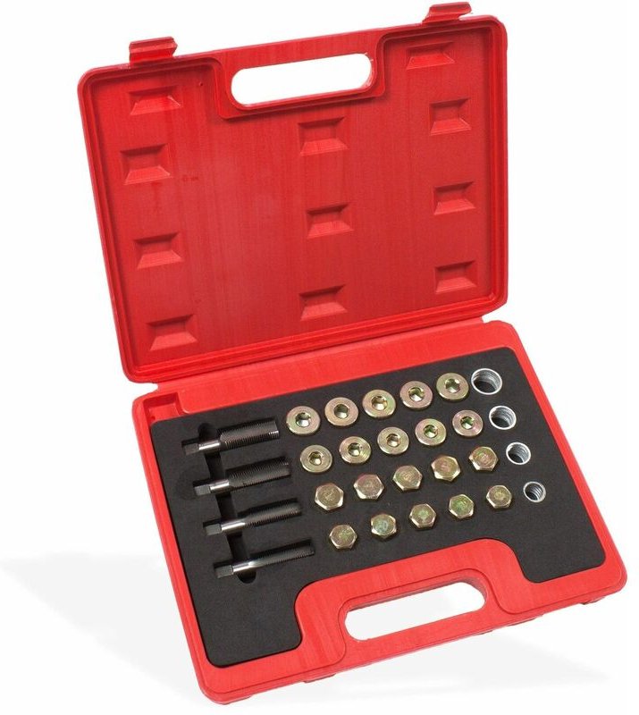 Lablassschraube Ölwanne Gewindereparatur Satz 64 tlg Werkzeuge M13-20