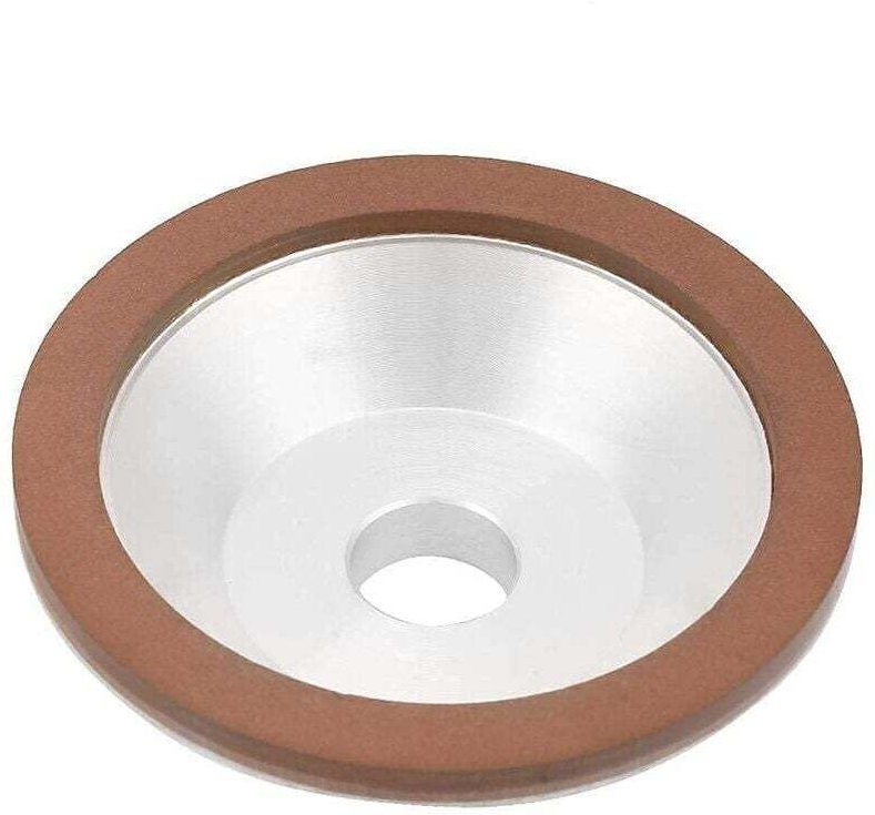 Diamantierte Kaffeekanne in Schalenform, 100 mm Diamant-Drehmeißel, 180er Schleifscheibe, Schleifscheibe für Hartmetall