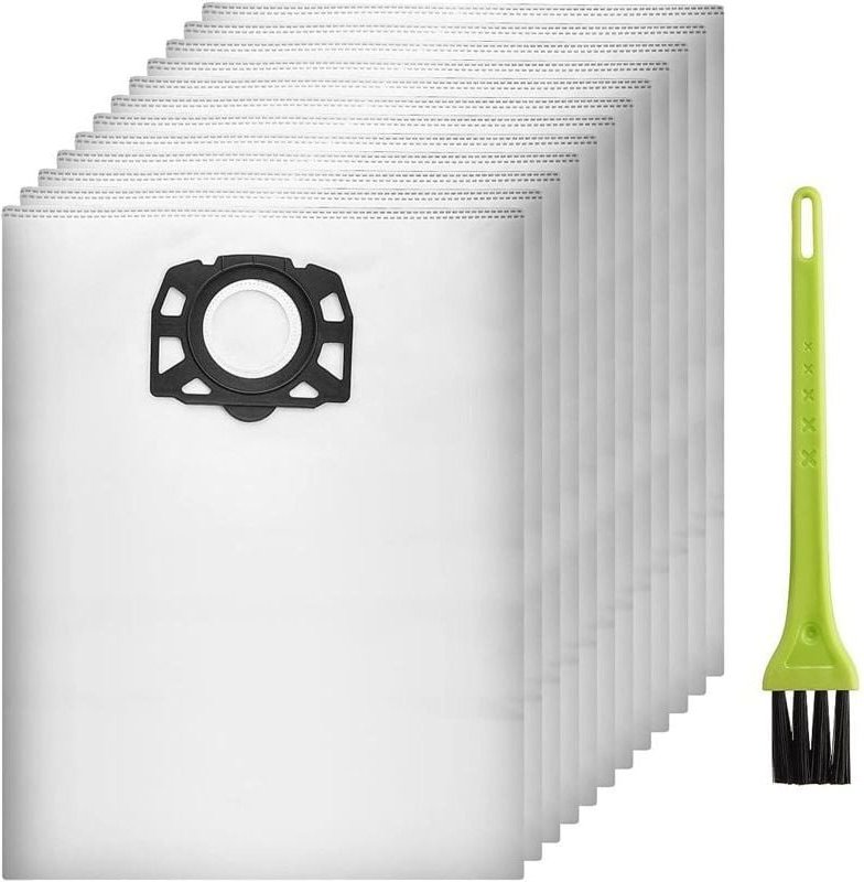 12er-Pack Filterbeutel für Kärcher Staubsauger WD4, WD5, WD6, MV4, MV5, MV6, Ersatzteil-Zubehörset 2.863-006.0
