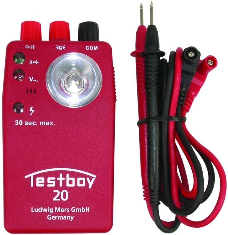 Testboy - 20 Plus Durchgangsprüfgerät cat ii 300 v led, Akustik