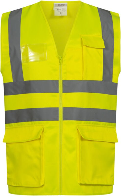 Gr .M (50/52) MALTE WARNSCHUTZWESTE GELB gelb MALTE HIGH VISIBILITY VEST YEL