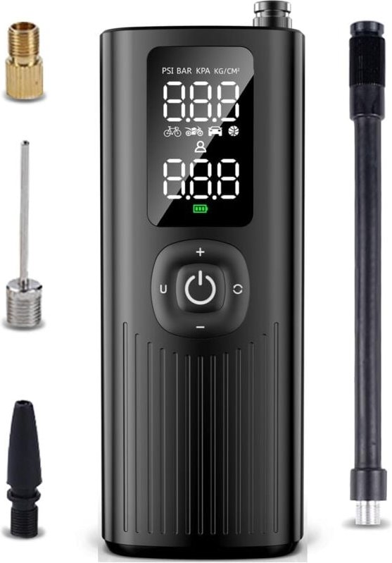 Tragbarer Luftkompressor für Auto-, Fahrrad-, Motorradreifen, Luftballons, 150 psi elektrische Pumpe mit Manometer, einf...