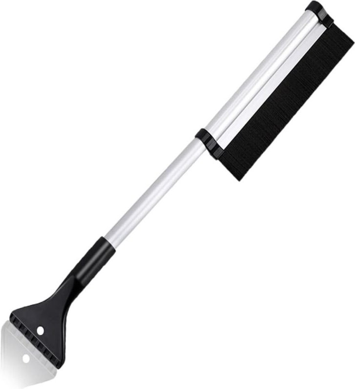 Thumbnail - 2-in-1-Auto-Eiskratzer mit Besen, Auto-Eiskratzer mit Eisbrechfunktion, stabiler Schneekratzer, verstellbare Länge für W...