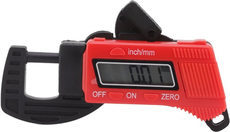 Vtizikl Calibre d'Epaisseur 0-12.7mm Jauge Numérique Mesure De Haute Précision Testeur Affichage LCD A