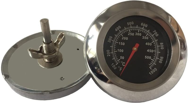 Küchenthermometer zum Kochen, misst 50–500 °C oder 100–1000 °F mit großem Zifferblatt, geeignet für Toaster, Smoker, Gri...