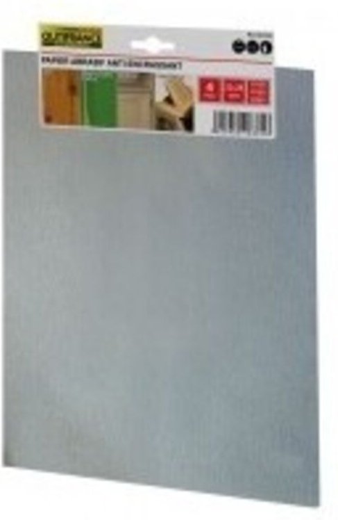 Anti-Verstopfungspapier 23x28 cm, Gr. 240, Packung mit 4 Blättern - Outifrance