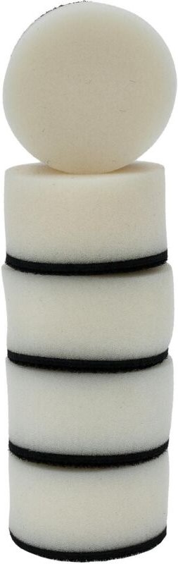 Kunststoffpad weiß, ø 50,0mm, 5er Pack