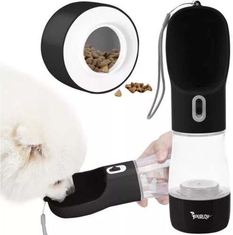 Flascheflasche mit napf fur hund purlov 21033 8