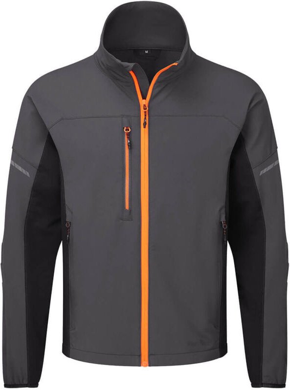 EV4 Stretch Arbeitsjacke Portwest Lang Grau XL