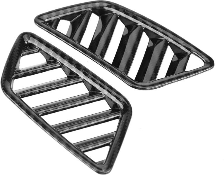 KIMISS 2-teilige obere Innenraum-Lüftungsauslassabdeckung für Cross 2017-2018 (Kohlefaser)