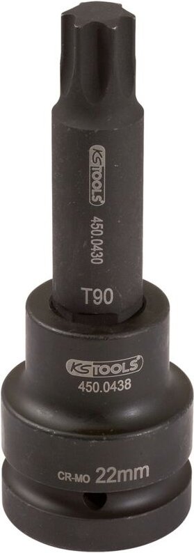 KS Tools 1 Kraft-Bit-Stecknuss Torx, lang, T60
