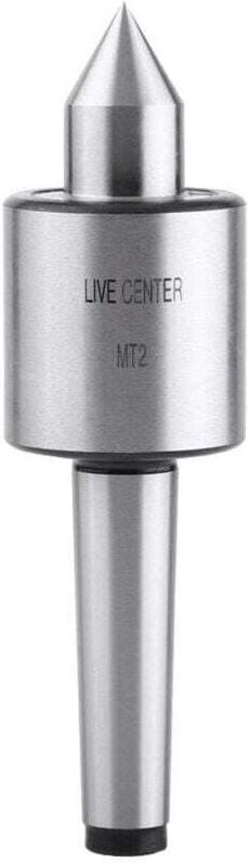 Zentrierspitze, Präzisions-Drehspitze, MT2-Drehkegel aus Metall, mitlaufende Spitze, gut ausbalanciert und glatt