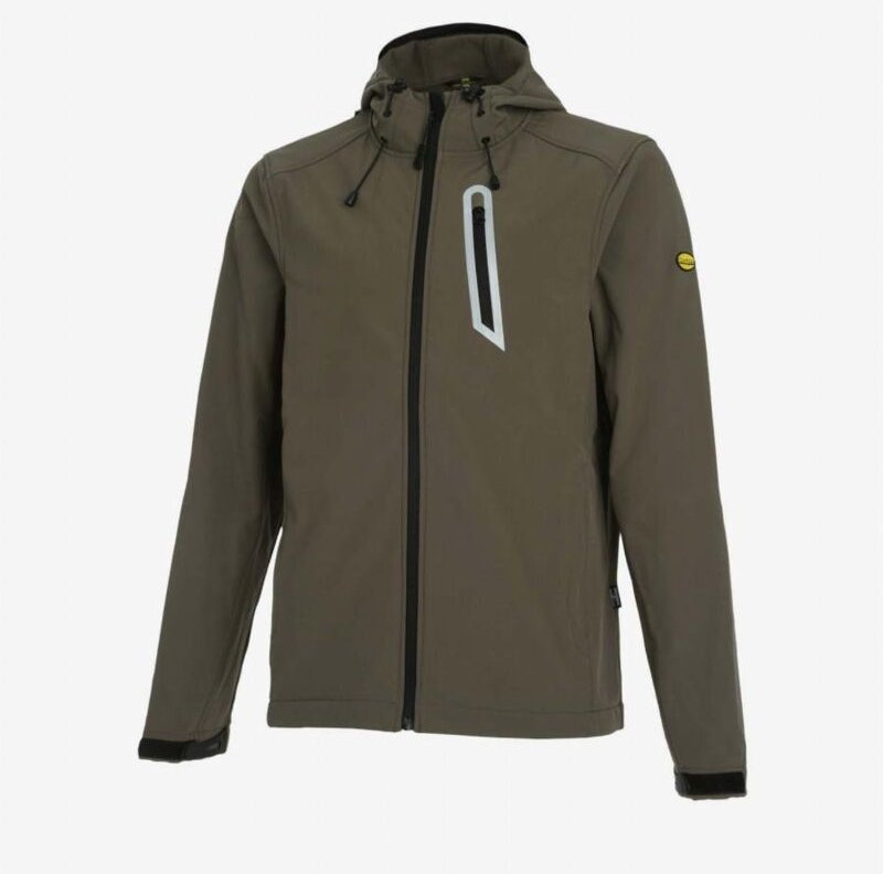 Diadora - Softshelljacke Sail - Grün - Größe l - 702.159632 70226