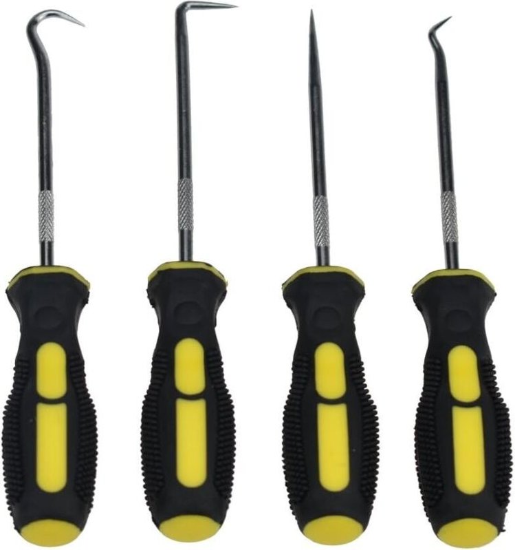 Auswahl an Präzisionshaken, Öldichtungshaken, hochwertigem Öl-O-Ring-Auszieher, 4 Stück