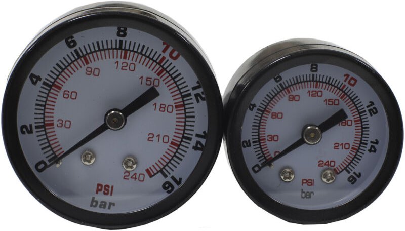 STIER Manometer für Kompressor LKT 200-8-24 ölfrei und LKT 240-8-24
