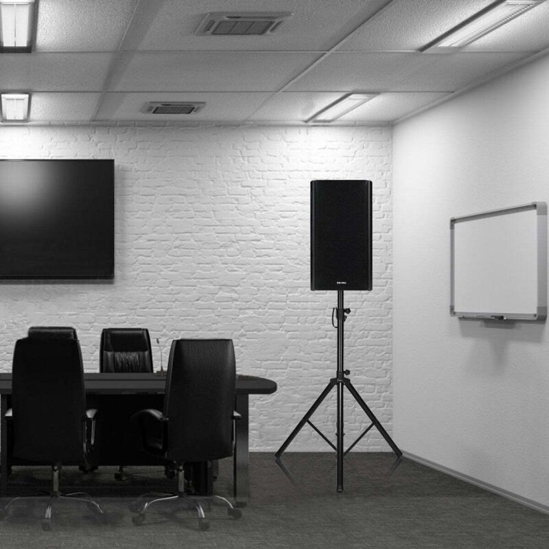 Boxenstander 97 - 183 cm hohenverstellbarer lautsprecherstander schwarz