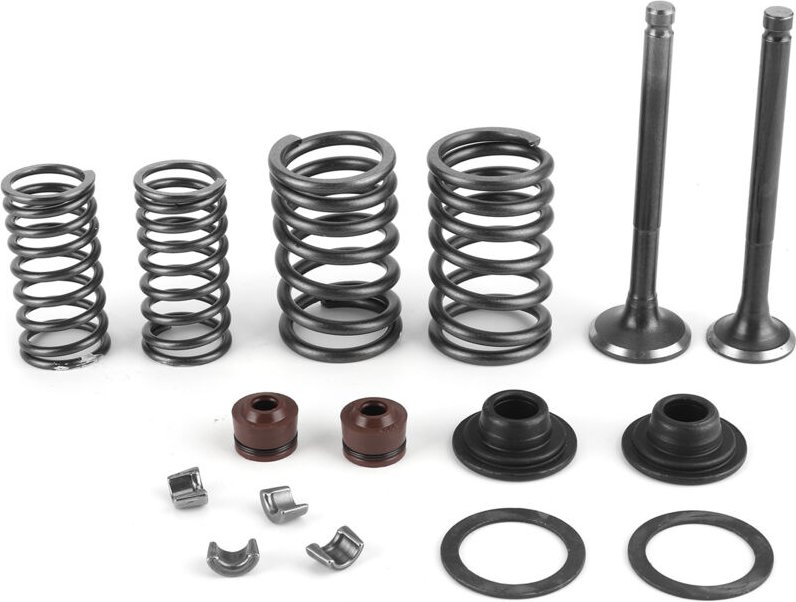 16-teiliger Motorventilfeder-Bausatz, Metallpolitur, passend für Gy6 50 60 80 100 125. Anspruchsvolle Verarbeitung, herg...