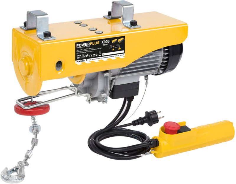 Thumbnail - Seilwinde elektrisch 400-800 kg Seilzug Flaschenzug Seilhebezug